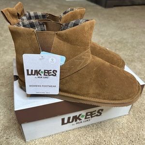 LUKEES BOOTS BRAND NEW WITH TAGS // Camel color / Size 9